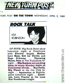 senders new york post