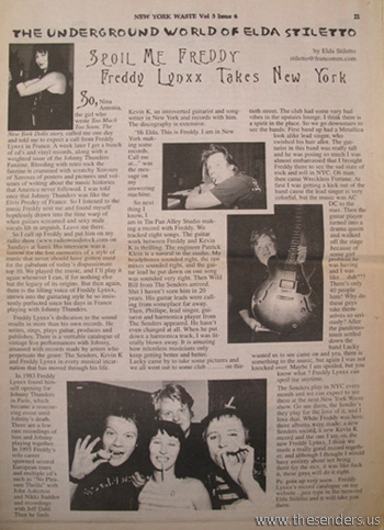 senders new york waste