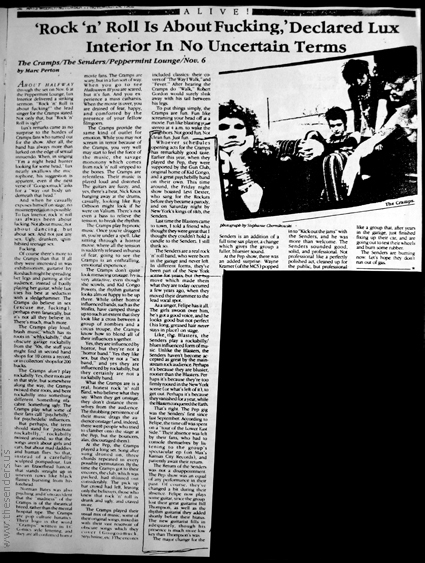 The Senders Official Website, Philippe Marcade, New York, 1977,  Arts Weekly 1982