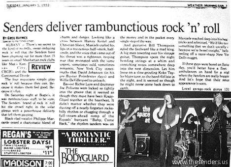 the senders rock n roll